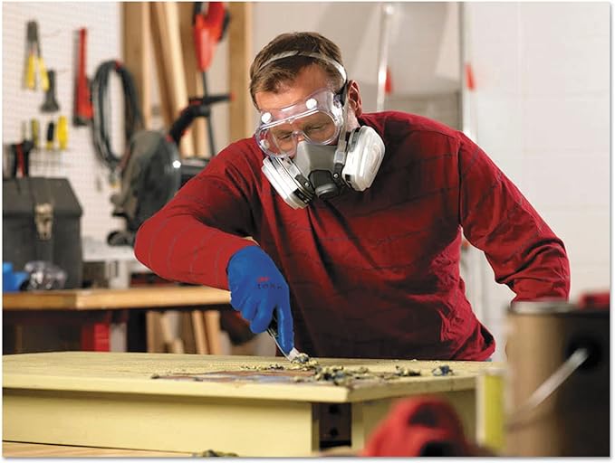 3M 6111PA1A Half Facepiece Paint Spray/Pesticide Respirator, Small