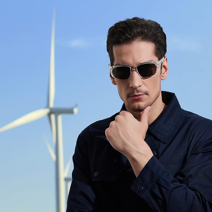 ProtectX Classic Safety Glasses, Anti-Fog Scratch Resistant Lenses, Protective Eyewear for Work, Indoor/Outdoor, ANSI Z87.1
