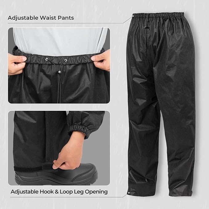 KastKing AquaLite Waterproof Rain Suit for Men and Women, Loose Fit, Lightweight, Durable Outdoor Gear for Fishing, Hiking