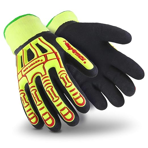 HexArmor Cut-Resistant Impact Protection Nitrile Coated Work Gloves | Rig Lizard® Series 2099 | Small