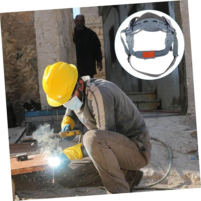 2pcs Construction Helmet Suspension Replacement Safety Hat Lining Men Hard Hat Insert Sturdy Liner for Comfort