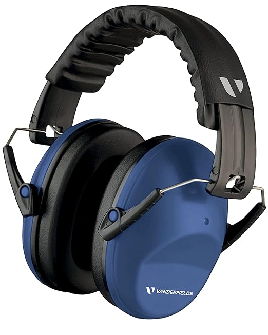 Vanderfields Hearing Protection Ear Muffs for Noise Reduction, 26dB Certified, Noise Cancelling Safety Ear Protection for Shooting, Adult Headphones for Lawn Mowing, DIY, Construction, Woodworking