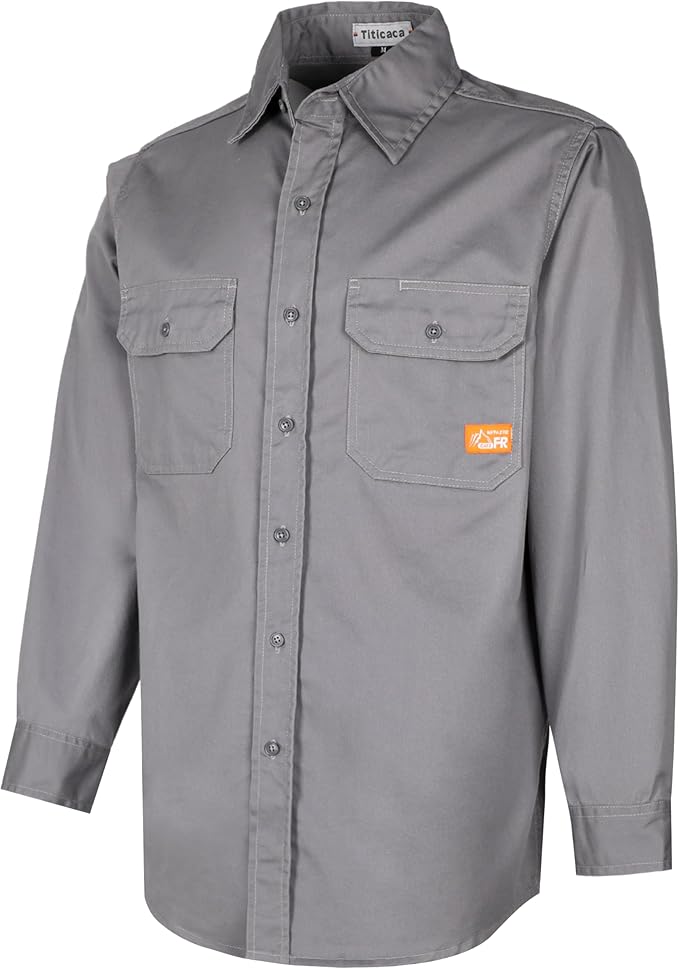 Titicaca FR Shirt Flame Resistant Work Shirt Men's Cotton 7.5oz Welding Shirt