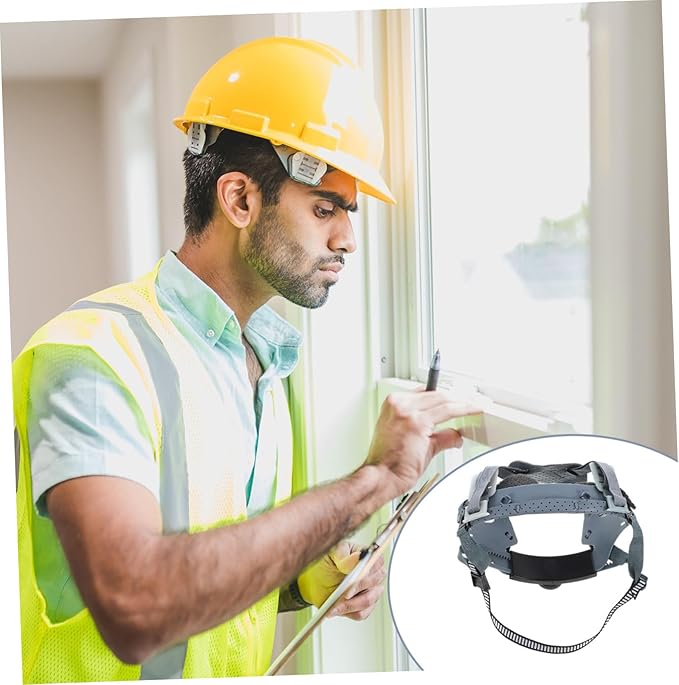 Hard Hat Suspension Replacement Kit Breathable Liner Accessory for Comfortable Helmet Fit and Sponge Materials Suitable for Various Activities