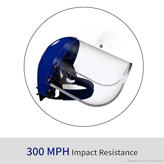 Blue Eagle Faceshield Replacement Visors (FC48) | Clear | High Impact Extrusion-grade Polycarbonate | 3 PCS