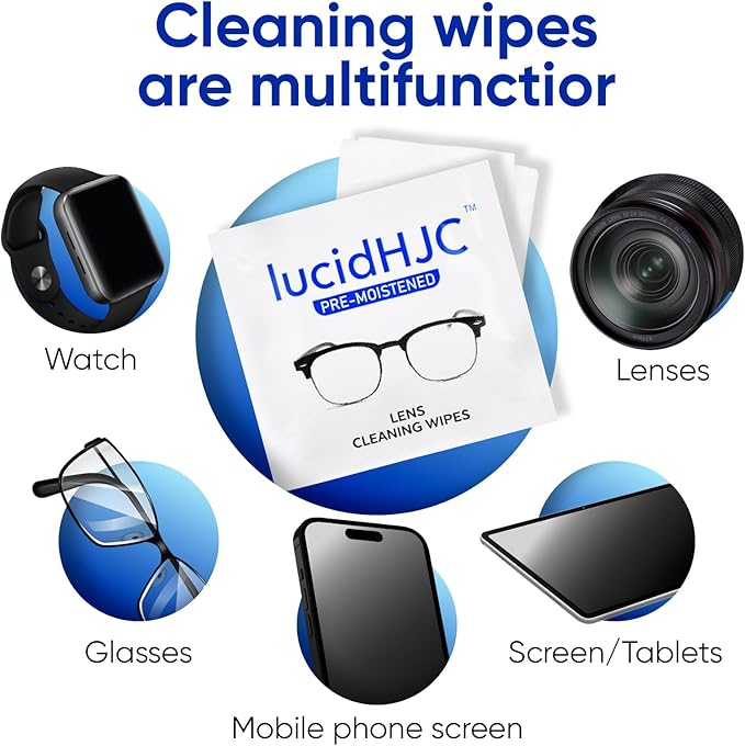 Lens Wipes for Eyeglasses/Camera Lenses,and Screens of cellphones/laptops/Computers .Cleaning Spots or dirts. Wrapped Individually Paper Wipes, Count 200