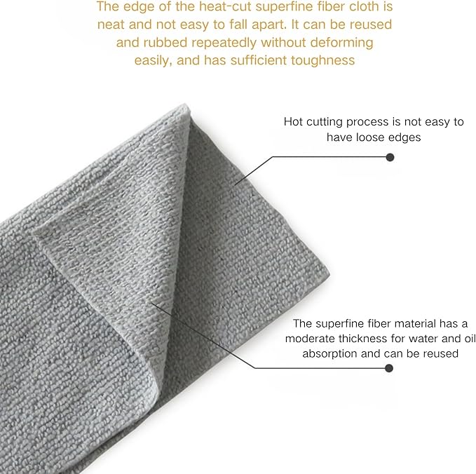 Recycled Microfiber Cleaning Cloths 60-Pack (20 Pink /20 Blue/20 Gray) Pull-Out Packs - 8.66x8.66 Inch, Super Absorbent, Reusable Towels for Kitchen, Car, Glass