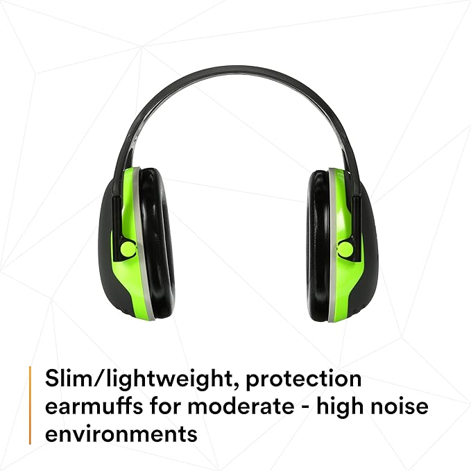 3M PELTOR Hearing Protection Earmuffs, X4 Series Noise Protection, Construction, Manufacturing, Assembly, Sanding