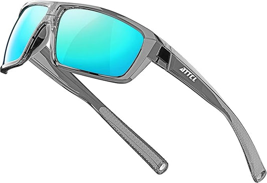 ATTCL Polarized Wrap Fishing Sunglasses Men - Driving Sports Glasses UV Protection