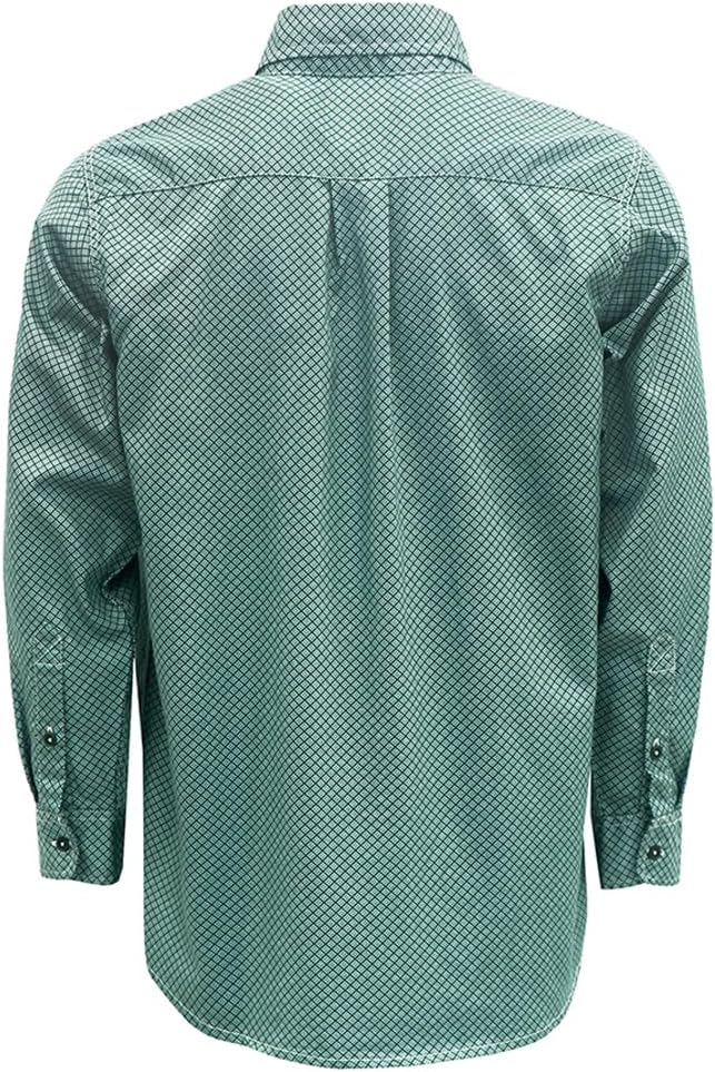 TICOMELA FR Shirt for Men Flame Resistant Shirts 6.5oz Light Weight Plaid Men's Fire Retardant Shirts