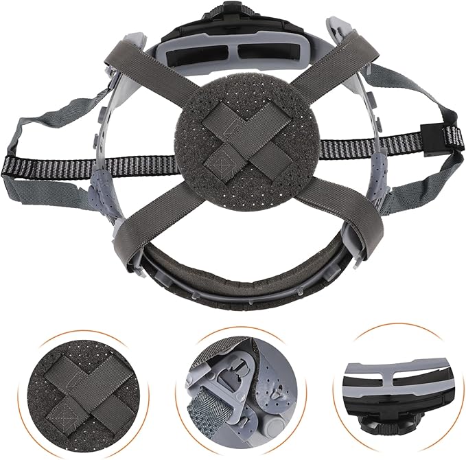 3pcs Helmet Replacement Suspension Hard Hat Liner Sweat-Absorbent Safety Helmet Liner for Construction Outdoor Activities and Workshop Use