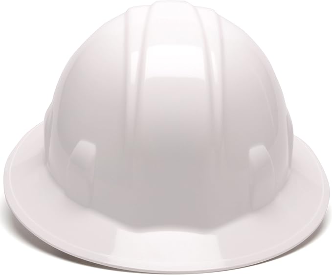 Pyramex SL Series Full Brim Hard Hat 4-Point Ratchet Suspension