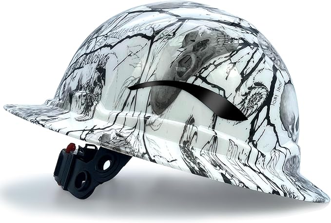 Full Brim Hard Hats ANSI/ISEA Z89.1 Type I Class E Certified 6-Point Suspension Lightweight Vented Adjustable Safety Helmet for Construction Industrial