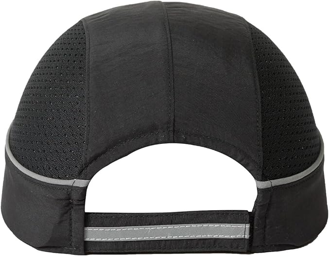 TIHEEN Unisex Safety Bump Cap, Baseball Hat Style with Reflective Stripes Lightweight and Breathable Hard Hat Head Protection Cap
