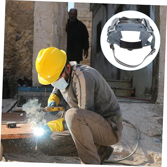 PRETYZOOM Hard Hat Liner Replacement Suspension Insert for Safety Helmet Breathable Hard Hat Accessories for Men Cloth and Sponge Material