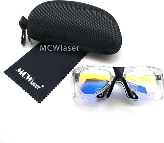 MCWlaser Co2 laser safety glasses 10600nm OD5+ Professional K40 Laser Safety Goggles