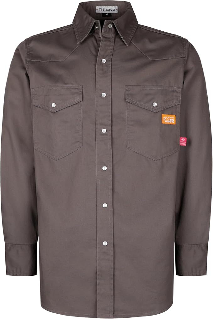 Titicaca FR Shirt Flame Resistant Work Shirt Men's Cotton 7.5oz Welding Shirt