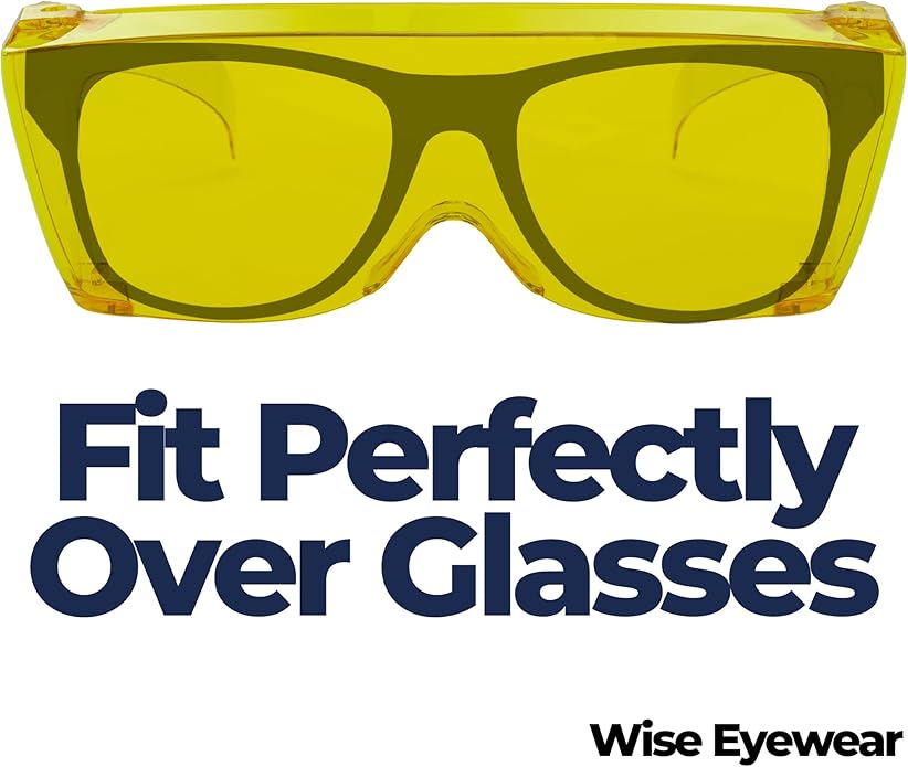 Cover-Ups Black Fit Over Sunglasses - Wrap Around Sunglasses - People Who Wear Prescription Glasses in the Sun