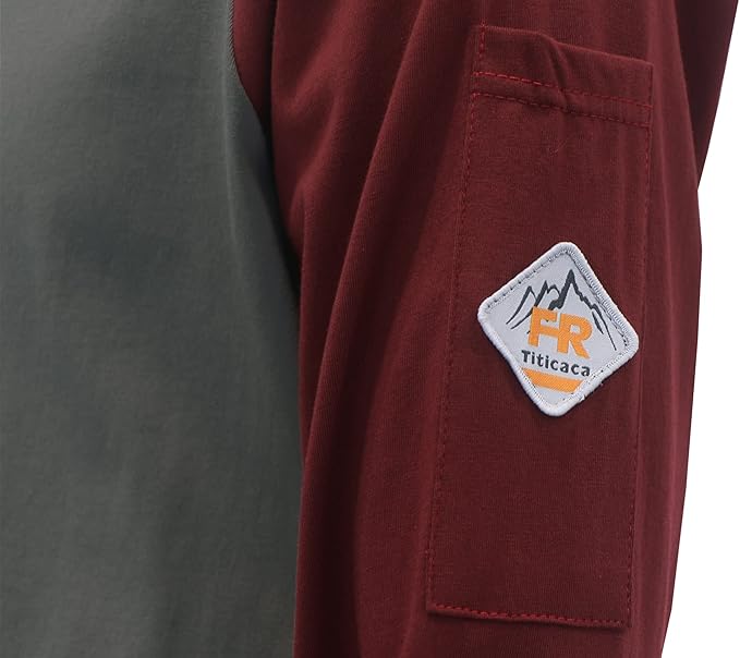 Titicaca FR Shirts for Men 5.5OZ Light Weight for Summer Flame Resistant Henley Shirts
