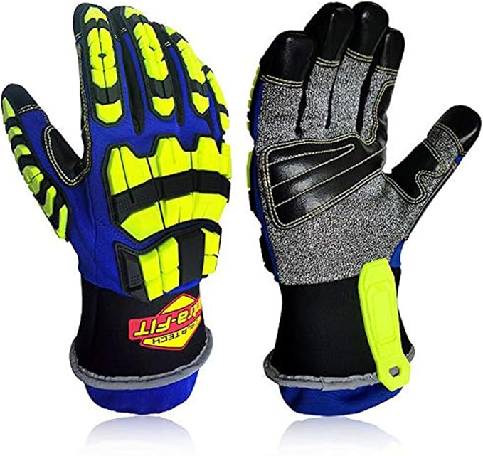 Heavy-duty Rescue Extrication Glove EN388:2016 Certification, Super Dexterity and Ultra Durability