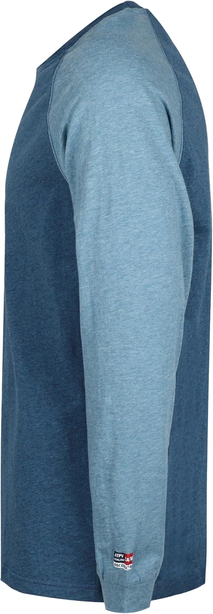 BOCOMAL FR Shirts Two-Tone Crew for Summer 4oz EX Lightweight Flame Resistant Long Sleeve Work T-Shirt Base Layer