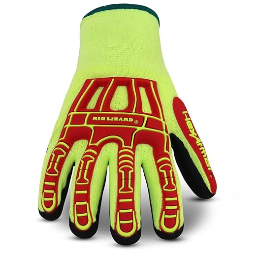 HexArmor Cut-Resistant Impact Protection Insulated Work Gloves | Rig Lizard® Series 2091 | X-Large