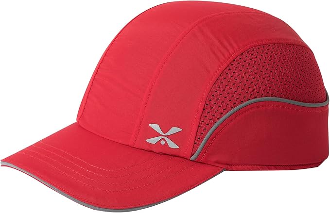 Lightweight Safety Bump Cap - Breathable Baseball Style Protective Hat with Reflective Stripes
