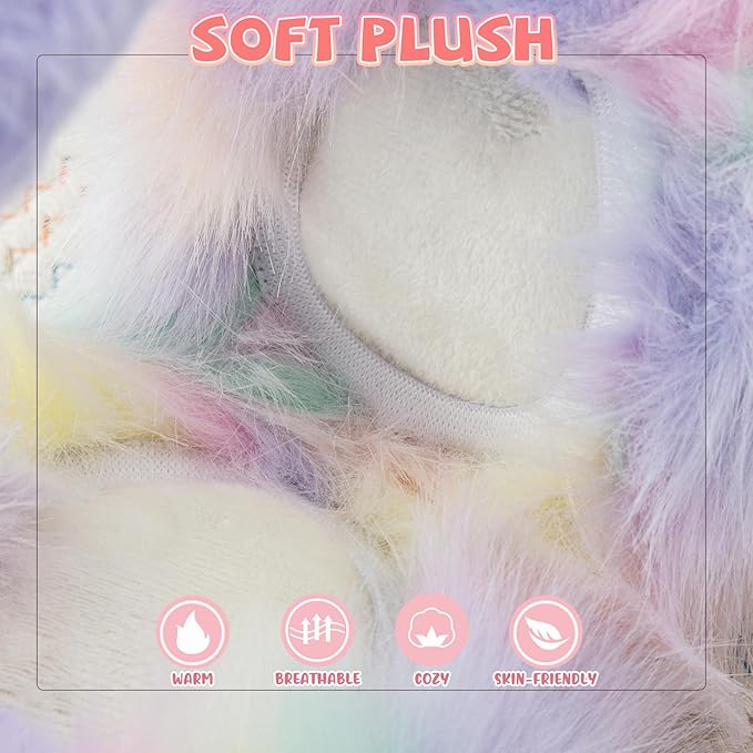 XIAOHAWANG Winter Earmuffs for Kids Girl Warm Ear Muffs Baby Boy Plush Padded Ear Warmer