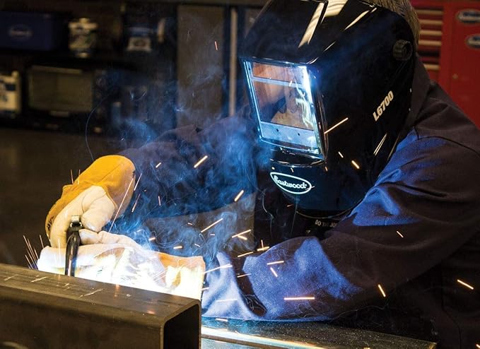 Eastwood Large View Auto Darkening Welding Helmet Mask Adjustable Headband Comfortable - L6700