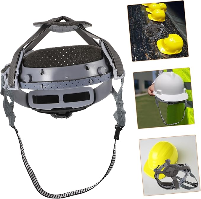 DOITOOL Hard Hat Replacement Suspension: Construction Helmet Liner Breathable Helmet Suspension for Safety Hats Replacement Accessory for Comfortable Wear Construction Rail and Outdoor Sports