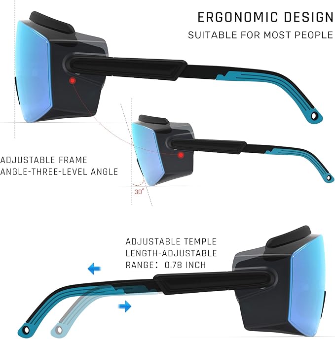 Anti Fog Safety Glasses Safety Goggles Over Glasses Protective Glasses with Anti Scratch Lenses Adjustable