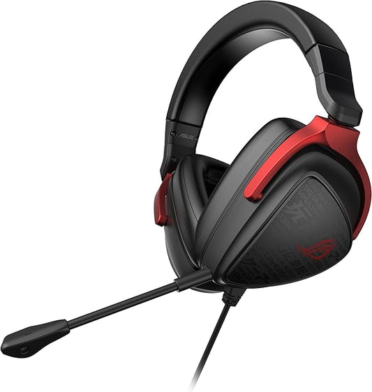 ASUS ROG Delta S Core Wired Gaming Headset (Lightweight 270g, 7.1 Surround Sound, 50mm Drivers, Discord Certified Mic, 3.5mm,for PC, Switch, PS4, PS5, Xbox, and Mobile Devices)- Black