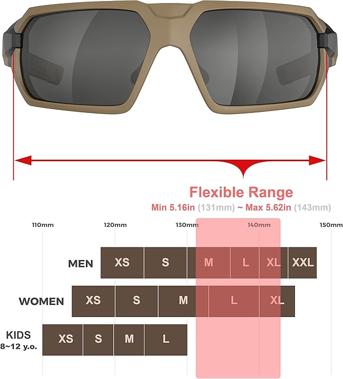 Ballistic Tactical Impact Protection Anti Fog Shooting Glasses Military Grade Airsoft Range…