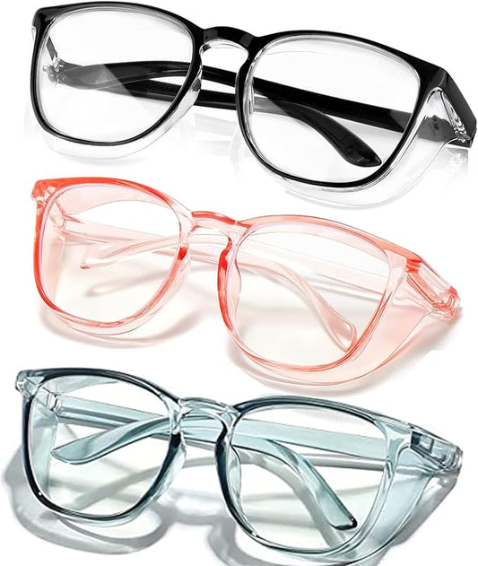 Safety Glasses Goggles For Women Nurses Protective Eyewear,Anti Fog Safety Goggles