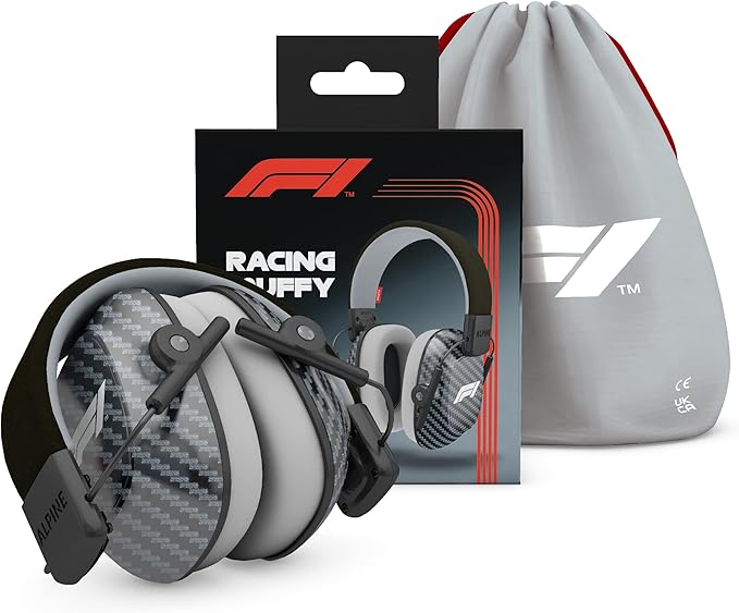 Alpine Muffy Kids - Noise Cancelling Headphones for Kids - CE & ANSI Certified - 25dB - Sensory & Concentration Aid - Formula 1®