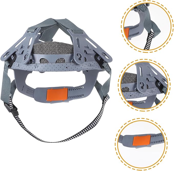 Hard Hat Suspension Replacement Liner Breathable Lightweight Safety Helmet Insert for Comfortable Prolonged Use Construction and Workshop Environments