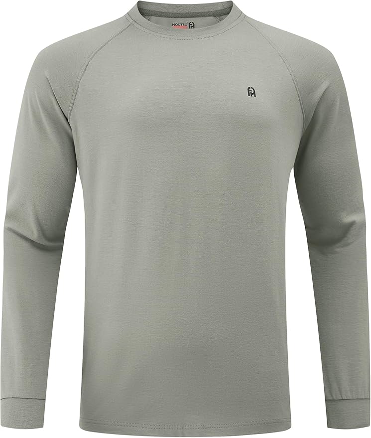 FR Shirts for Men NFPA2112 Flame Resistant Shirts 6.0oz Light Weight Long Sleeve Fire Retardant Shirts