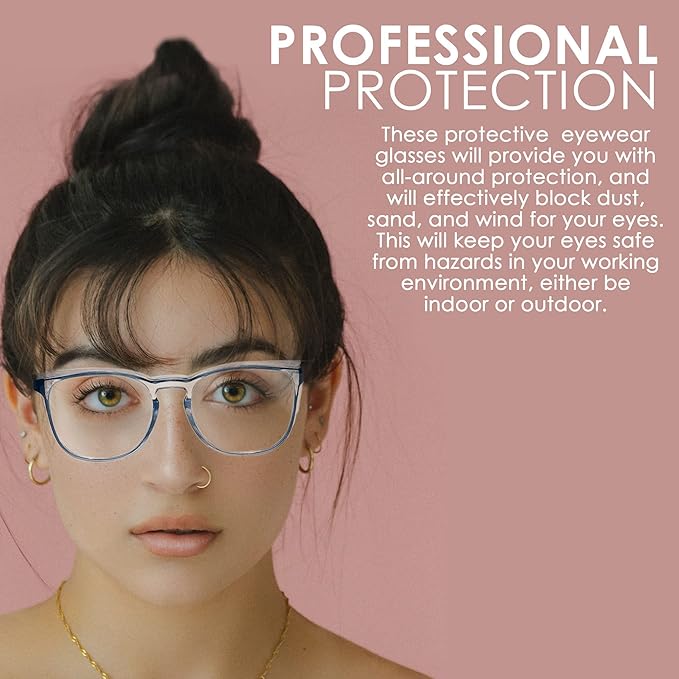 Stylish Anti Fog Safety Glasses Goggles – Eye Protection Glasses
