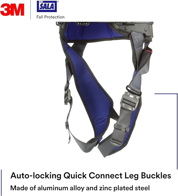 DBI-SALA 3M Comfort Construction Weight Distribution Positioning Safety Harness