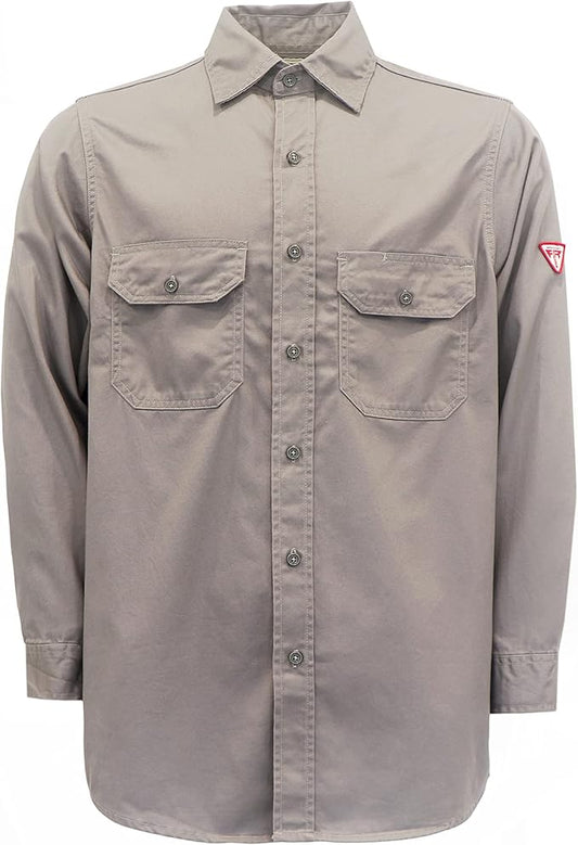 TICOMELA FR Shirts for Men Flame Resistant/Fire Retardant Shirt NFPA2112 7.5oz Men's Welding Shirt