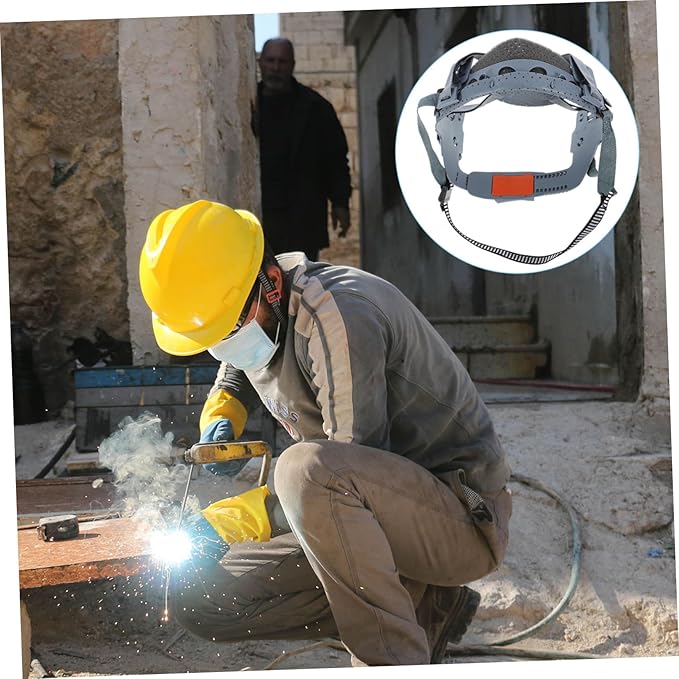 Helmet Replacement Liner Point Suspension System for Hard Hats Breathable Safety Helmet Accessory for Comfort and for Construction and Welding Activities
