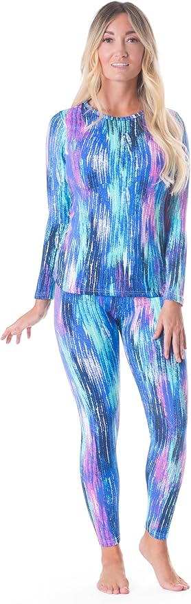Rocky Thermal Underwear for Women, Long Johns Fleece Lined Set, Shirt & Pants, Base Layer w/Leggings/Bottoms Ski/Extreme Cold