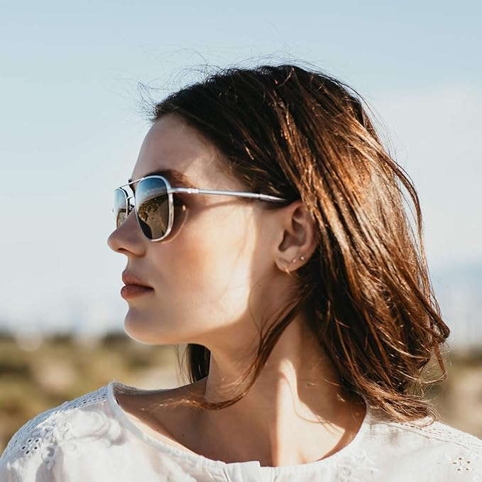 AO Americal Optical Original Pilot Glass Lenses Sunglasses | SkyMaster Glass Lenses | Polarized and Non-Polarized Available