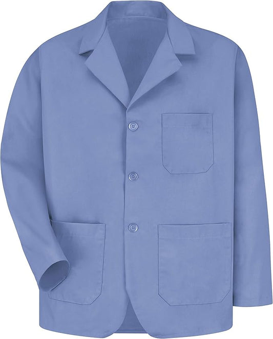 Red Kap Men's Lapel Counter Coat