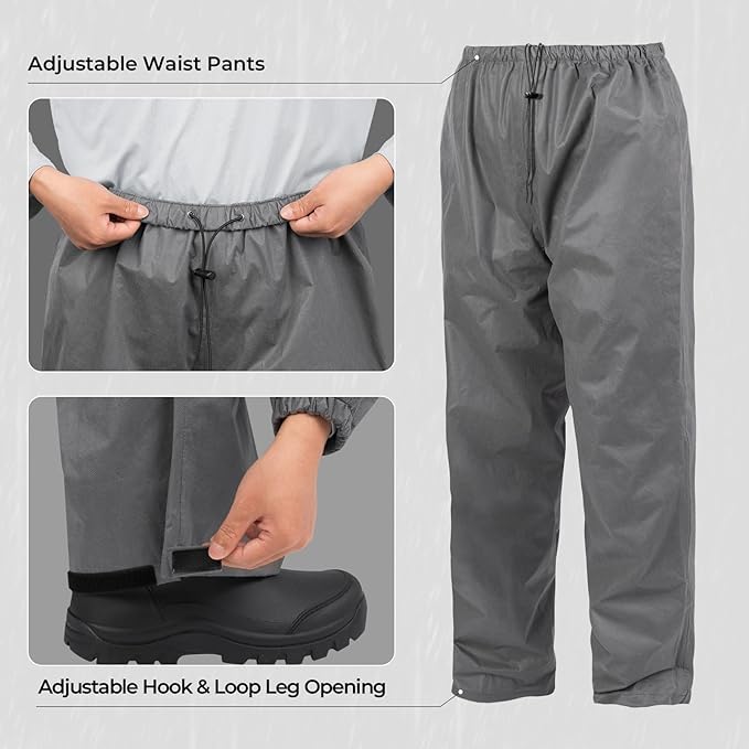 KastKing AquaLite Waterproof Rain Suit for Men and Women, Loose Fit, Lightweight, Durable Outdoor Gear for Fishing, Hiking