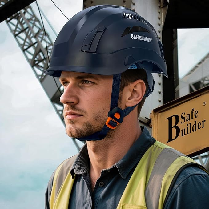 Safety Helmet Hard Hats Construction Head Protection 6-Point Suspension Lightweight Work Outdoor,Industrial ANSI Approved