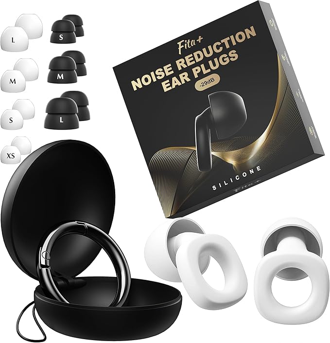 Soft Ear Plugs for Sleeping,Reusable Ear Plugs for Noise Reduction