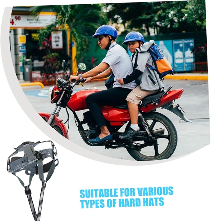 STOBAZA 2pcs Hard Hat Suspension System Insert Adjustable Full Brim Liner for Safety Helmets Soft Sponge Comfort Easy to Clean Replacement for Hard Hat Headgear