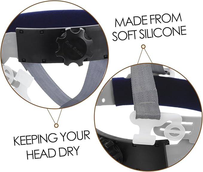 Adjustable Helmet Suspension Liner Point Replacement Insert for Hard Hats Breathable Sweat Absorbent Material Design for Construction and Outdoor Use