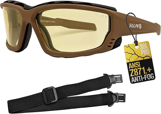 Anti-Fog Safety Motorcycle Riding Sunglasses Foam padded Goggle, Dustproof, Windproof, Hunting, Hiking, Golfing